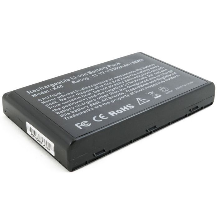 Аккумулятор для ноутбука Asus K40 (A32-F82) 5200 mAh Extradigital (BNA3927) изображение 4