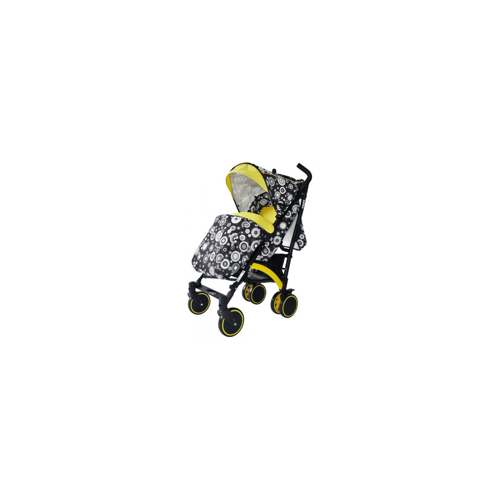 Коляска BabyHit Rainbow D200 Yellow Black (15086)