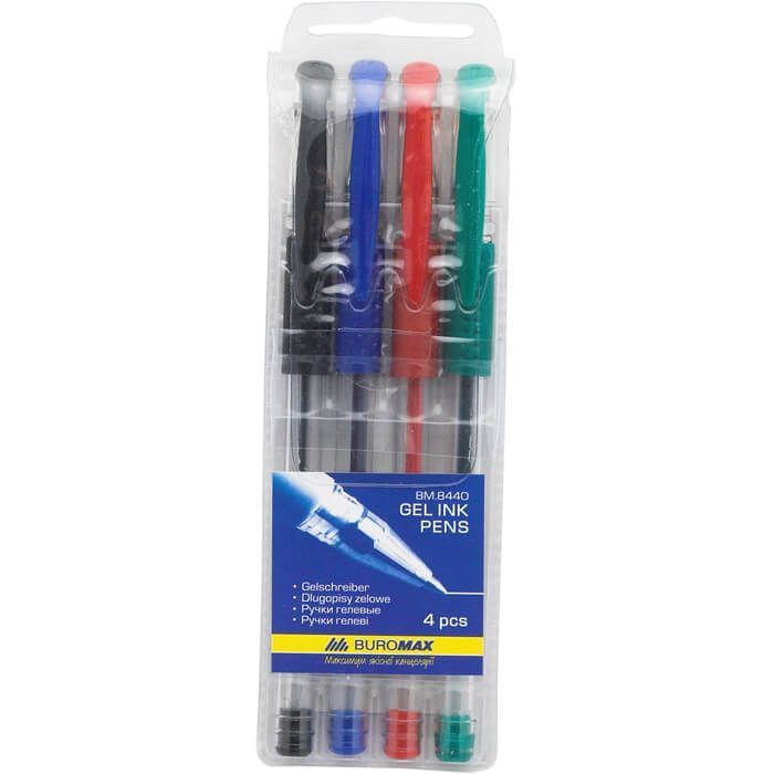 Ручка гелева Buromax SET*4шт (BM.8440) зображення 2
