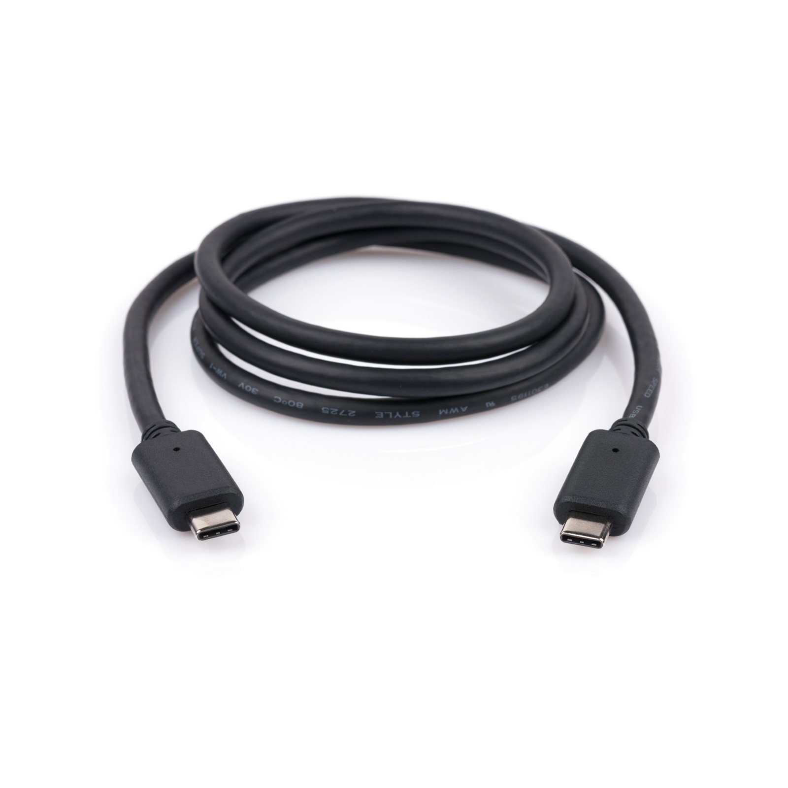 Дата кабель USB-C to USB-C 1.0m 5A USB 3.1 Vinga (USBCMCM01-1.0) зображення 2