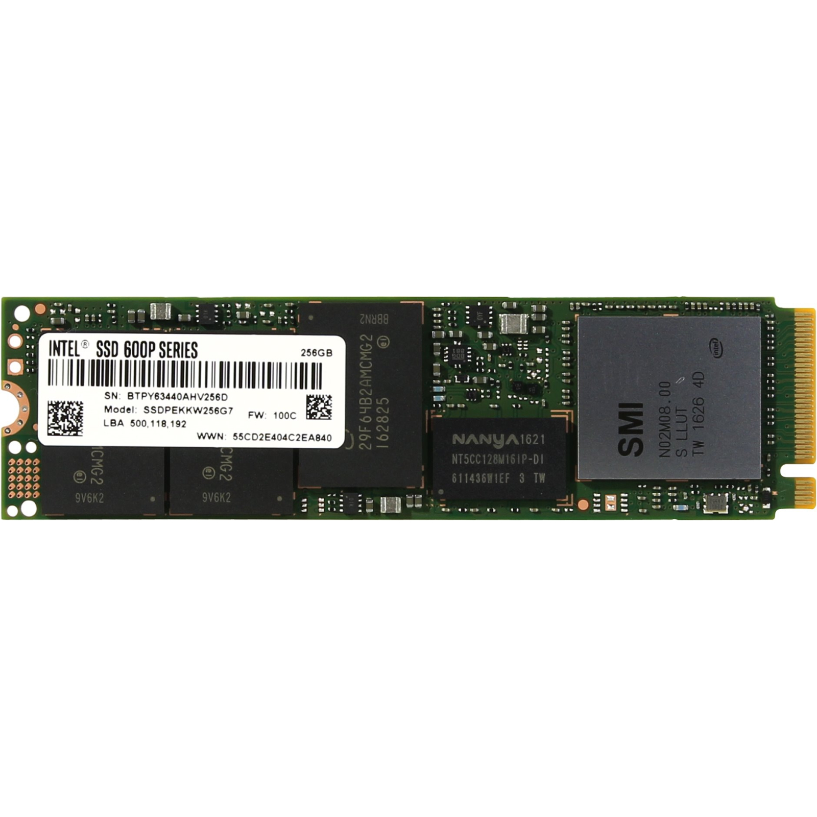 Накопичувач SSD M.2 2280 256GB INTEL (SSDPEKKW256G7X1)