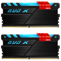 Модуль памяти для компьютера DDR4 16GB (2x8GB) 3200 MHz EVO X Black Geil (GEX416GB3200C16DC)