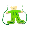 Розвиваюча іграшка Goki Шнуровка Медведь с одеждой (58929) зображення 5