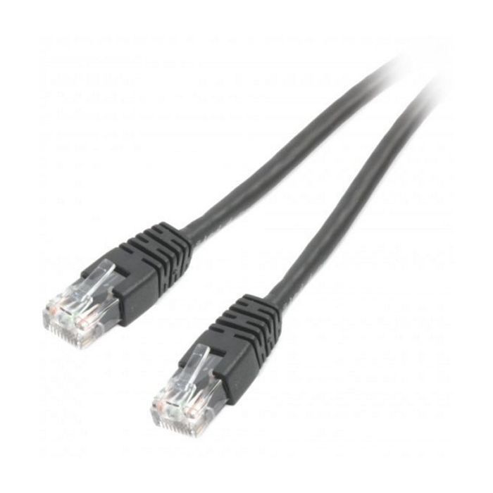 Патч-корд 0.25м UTP cat 6 CCA black Cablexpert (PP6U-0.25M/BK)