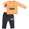 Набор детской одежды Breeze с аппликацией усов (10434-74B-yellow)