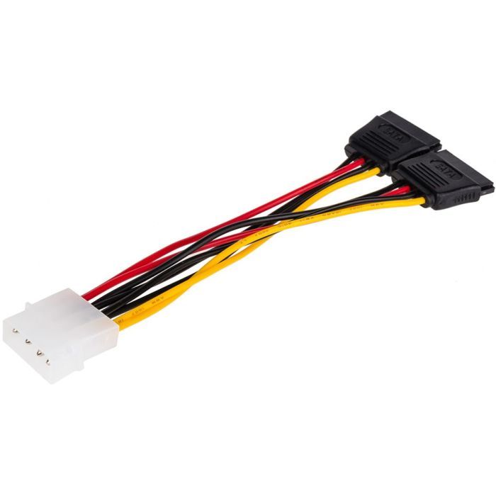 Кабель питания SATA power 2x 0.2m Atcom (16148) изображение 2