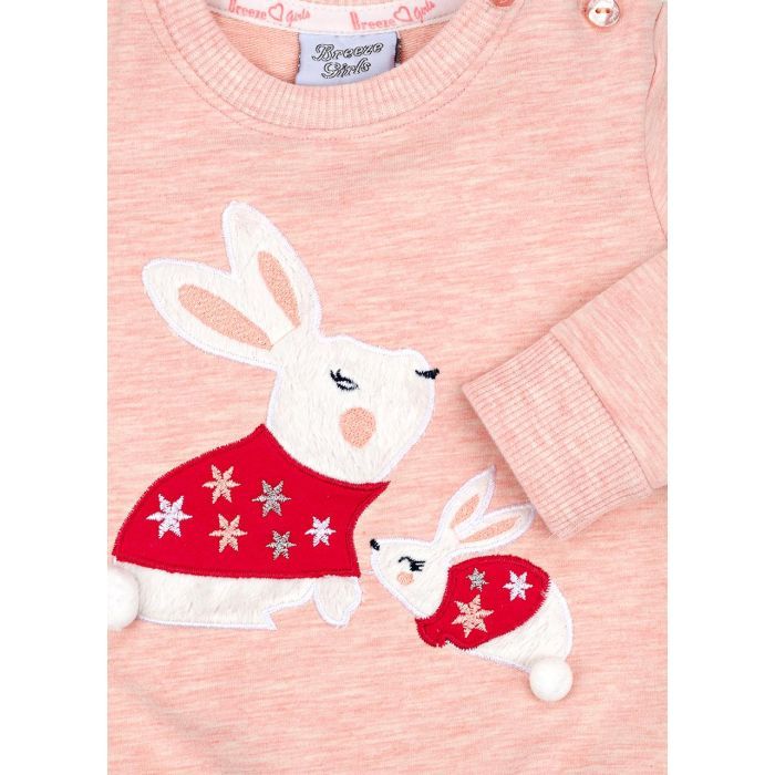 Набір дитячого одягу Breeze з зайчиками (10214-86G-peach) зображення 11