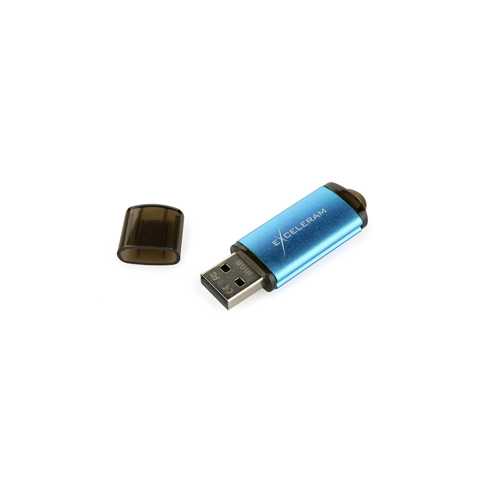 USB флеш накопичувач eXceleram 8GB A3 Series Blue USB 2.0 (EXA3U2BL08) зображення 6