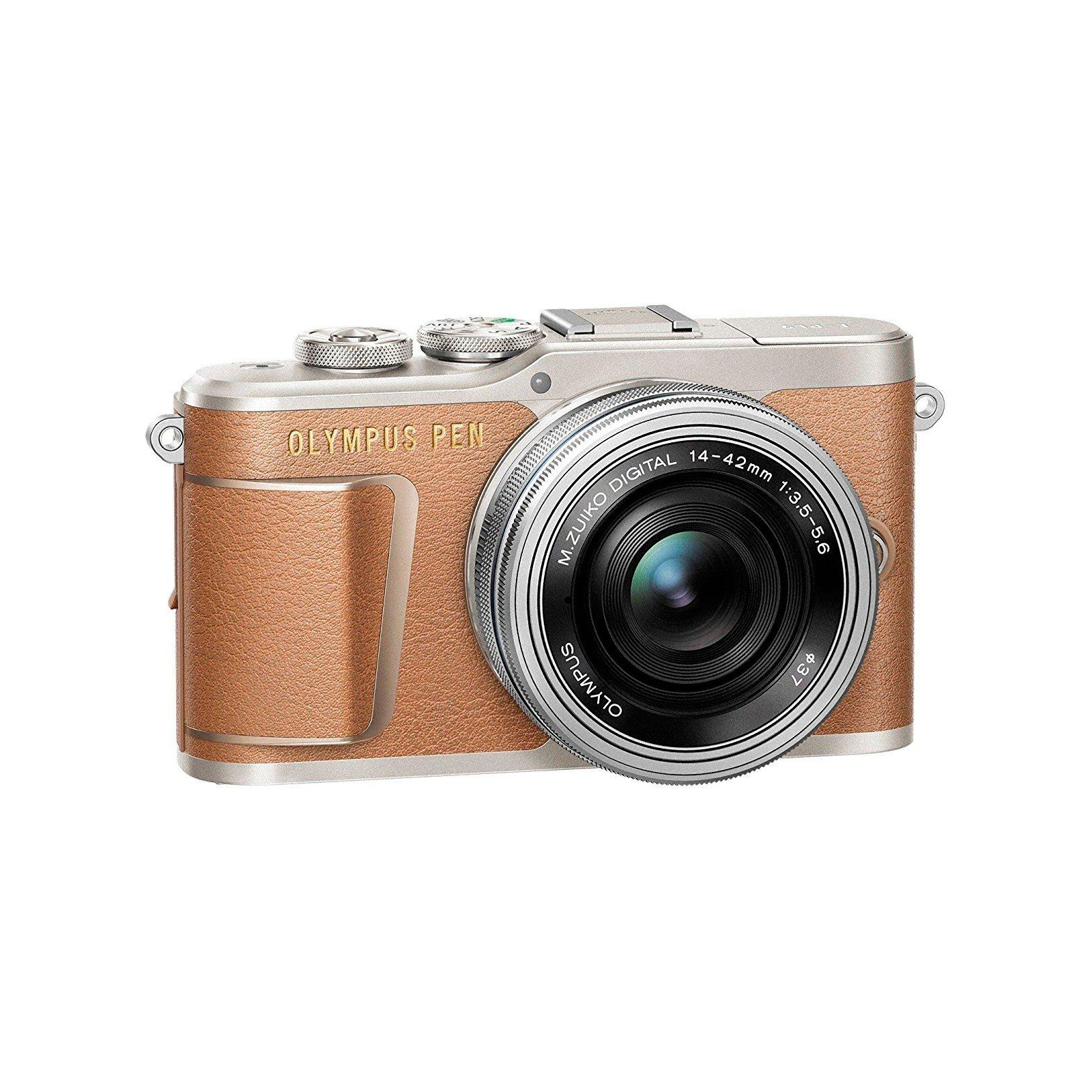 Цифровий фотоапарат Olympus E-PL9 14-42 mm Pancake Zoom Kit brown/silver (V205092NE000) зображення 2