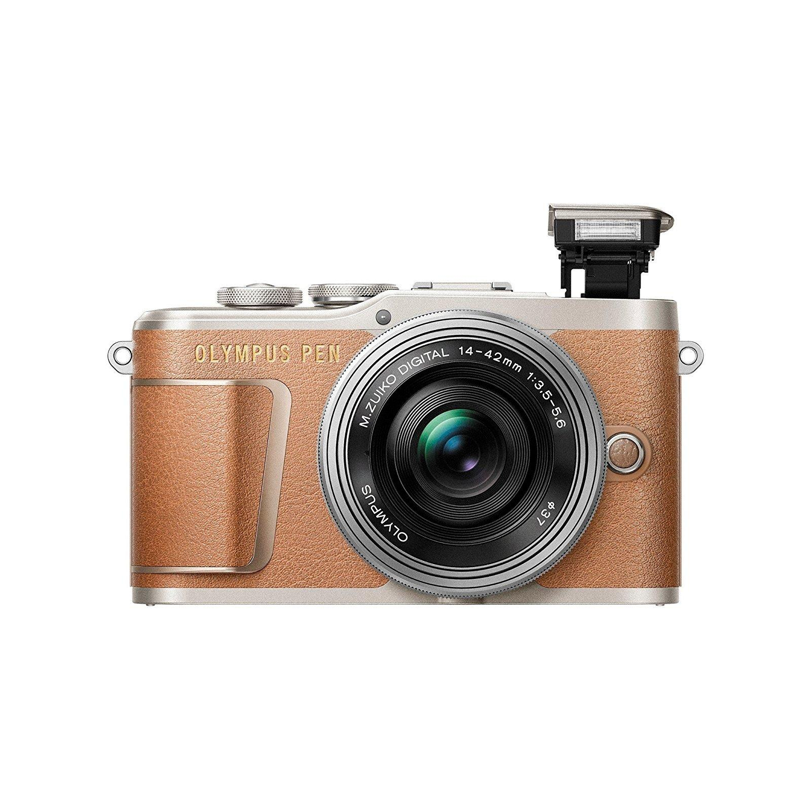 Цифровий фотоапарат Olympus E-PL9 14-42 mm Pancake Zoom Kit brown/silver (V205092NE000) зображення 5