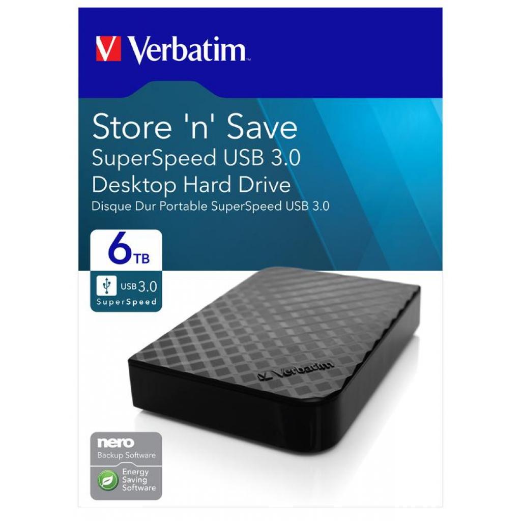 Внешний жесткий диск 3.5" 6TB Verbatim (47686) изображение 6