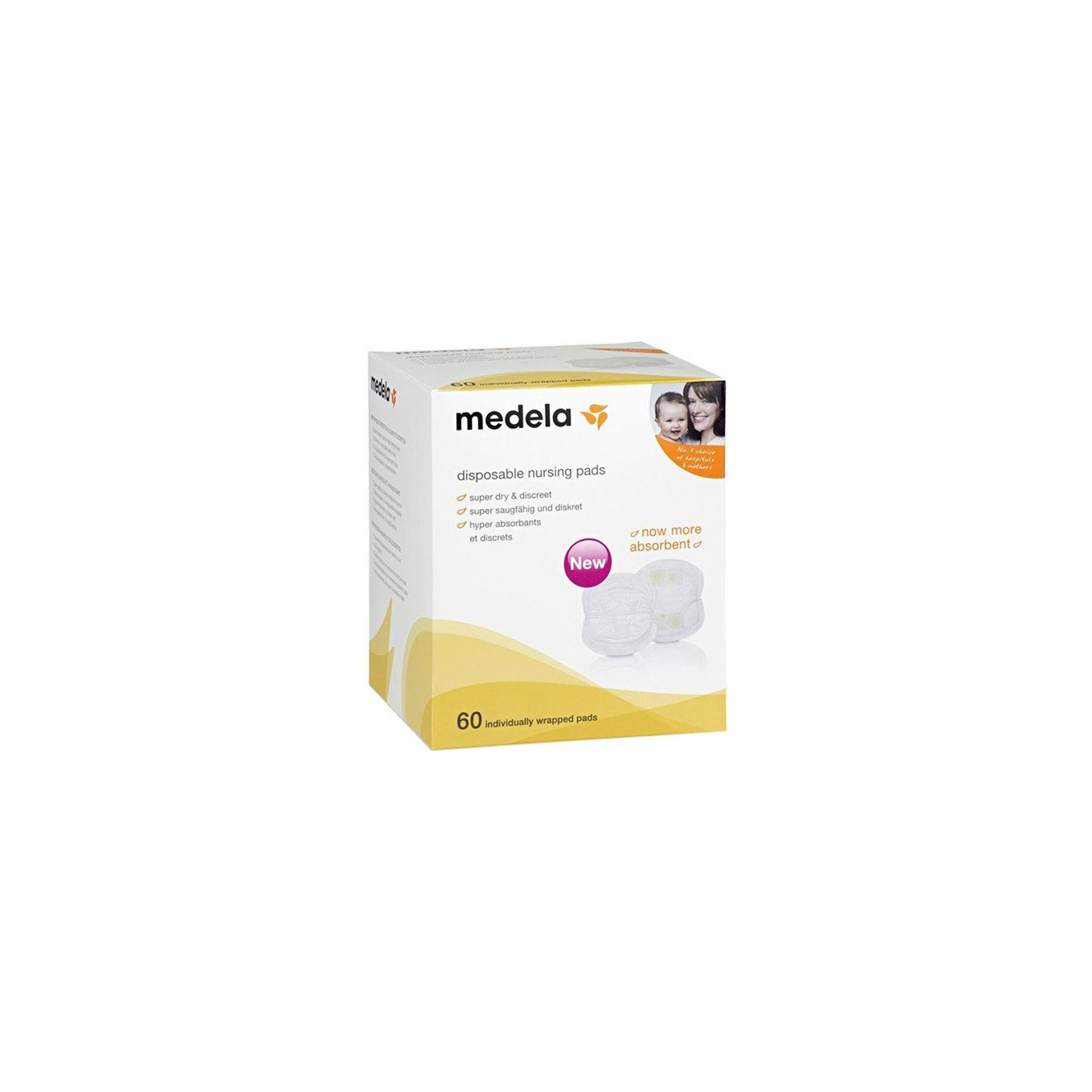 Вкладыш для бюстгальтера Medela Disposable Nursing Pads 60 шт (008.0374)