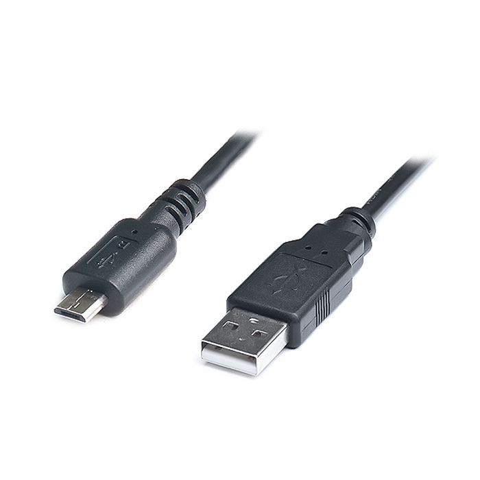Дата кабель USB 2.0 AM to Micro 5P 2.0m Pro black REAL-EL (EL123500025) зображення 2