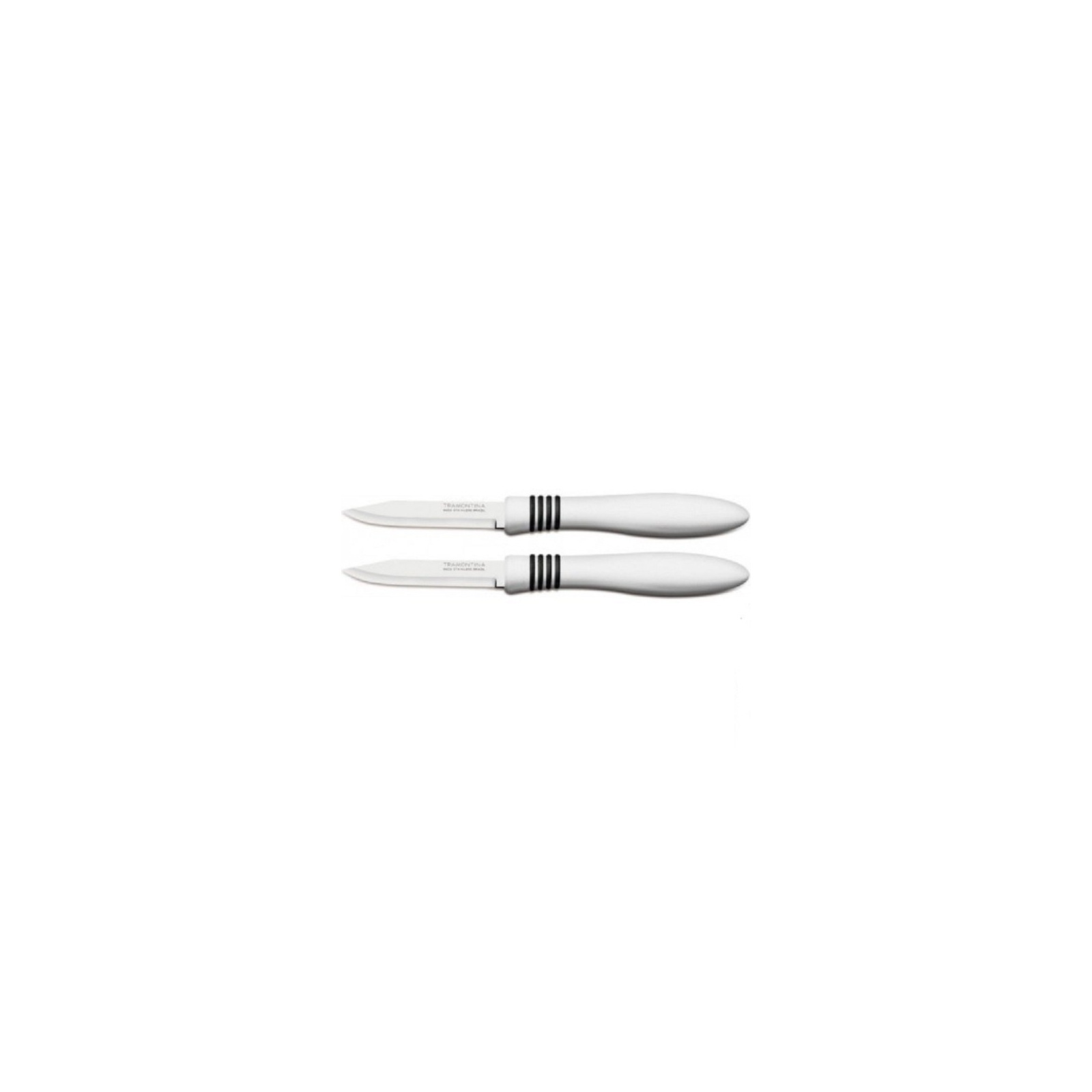 Набір ножів Tramontina COR & COR для овощей 2шт 76 мм Red (23461/273) зображення 2
