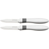 Набір ножів Tramontina COR & COR для овощей 2шт 76 мм White (23461/283) зображення 2