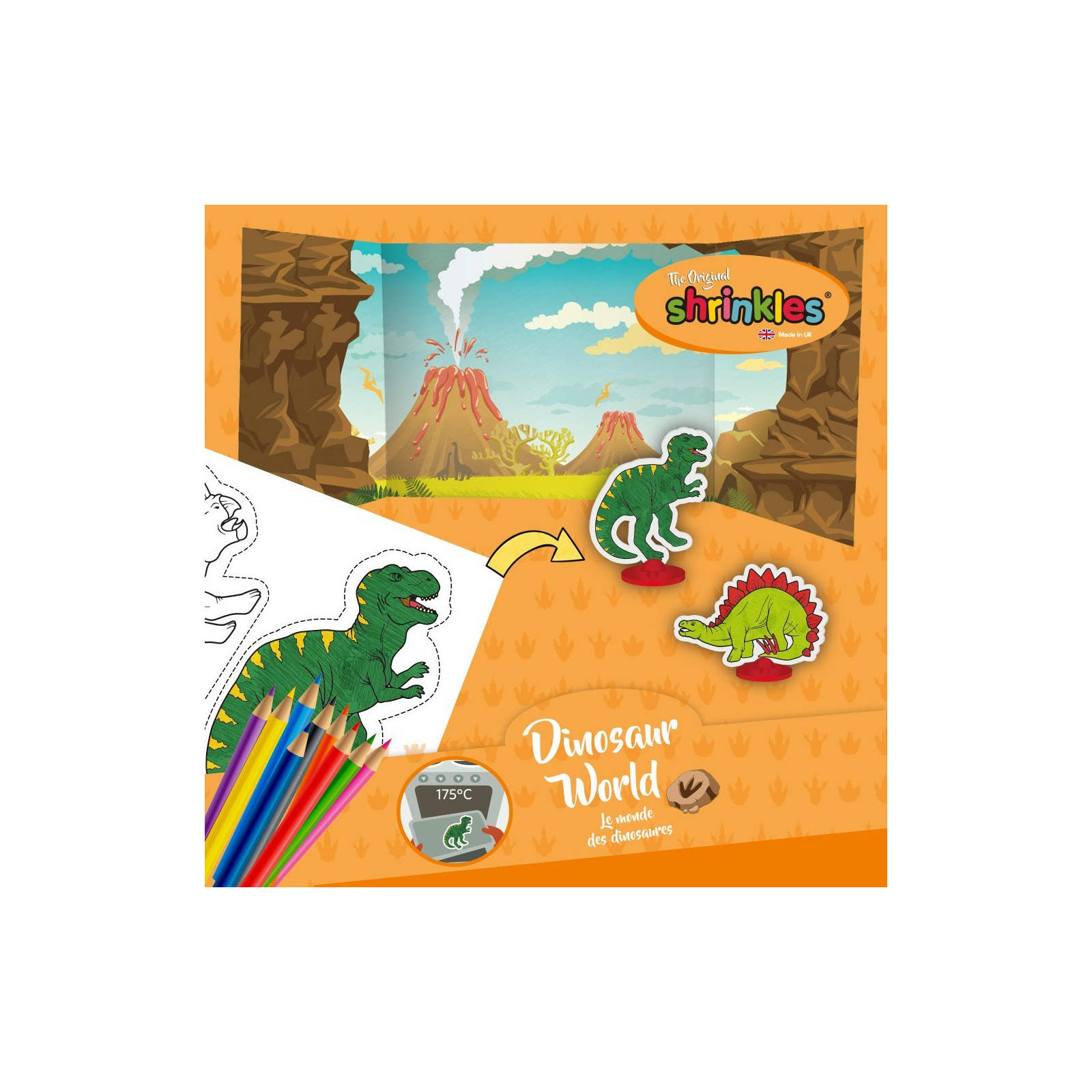 Набор для творчества Keycraft Набор мини Shrinkles "Динозавры" (WZ051) изображение 2