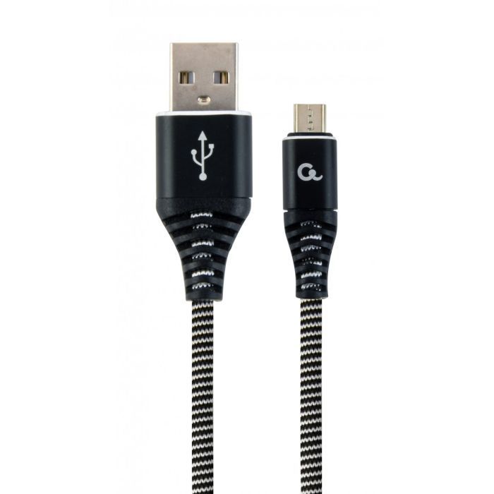 Дата кабель USB 2.0 Micro 5P to AM Cablexpert (CC-USB2B-AMmBM-1M-PW)