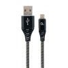 Дата кабель USB 2.0 Micro 5P to AM Cablexpert (CC-USB2B-AMmBM-1M-BW)