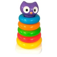 Развивающая игрушка Kiddieland Сова Пирамидка (057901)