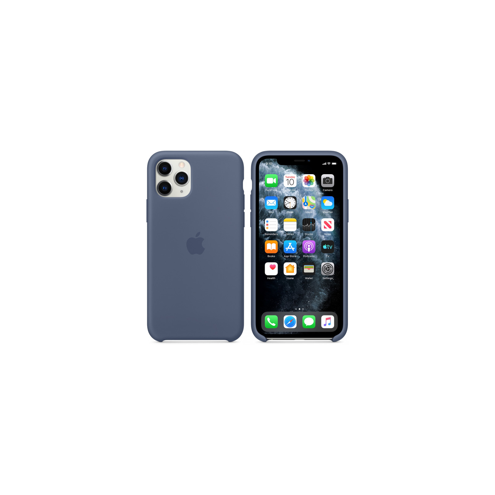 Чехол для мобильного телефона Apple iPhone 11 Pro Silicone Case - Alaskan Blue (MWYR2ZM/A) изображение 6