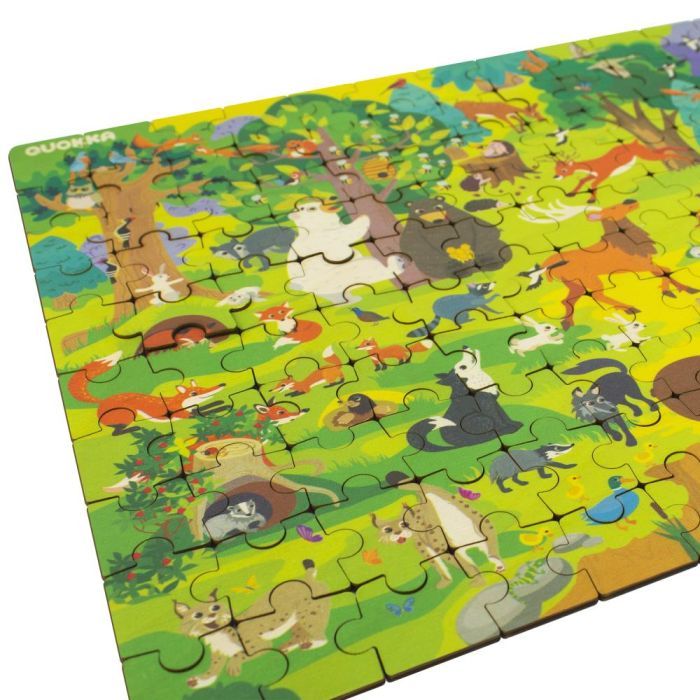 Пазл Quokka Пазл-виммель Животные в лесу: Весна 150 элементов (QUOKA62VPAS) изображение 3