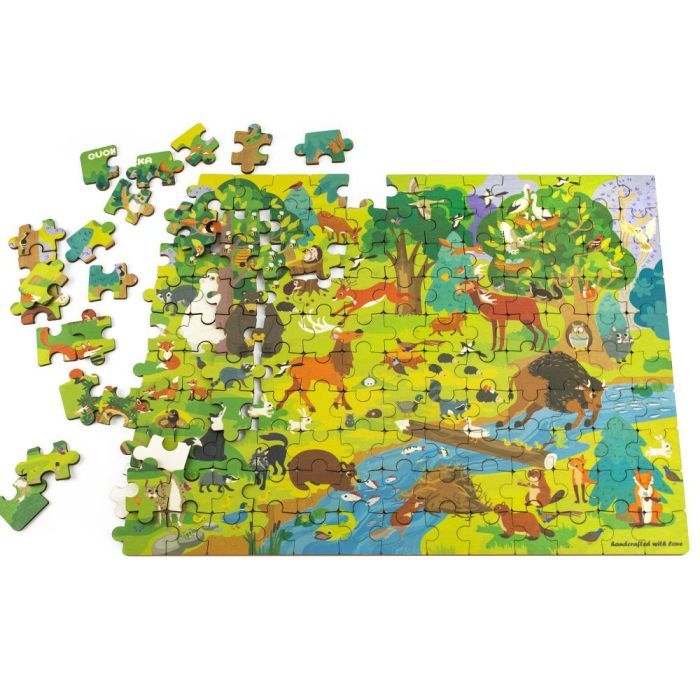 Пазл Quokka Пазл-виммель Животные в лесу: Весна 150 элементов (QUOKA62VPAS) изображение 4