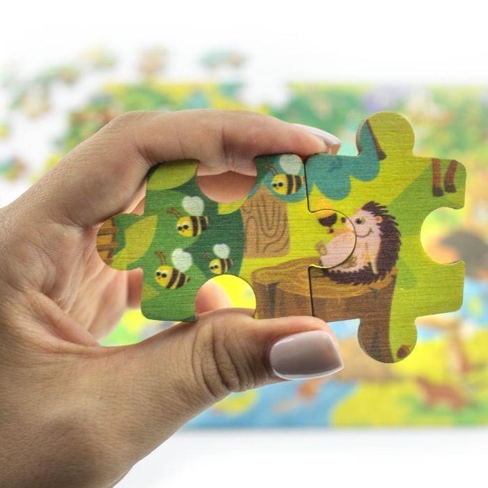 Пазл Quokka Пазл-виммель Животные в лесу: Весна 150 элементов (QUOKA62VPAS) изображение 5