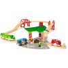 Железная дорога Brio World Набор с автовокзалом и мостами (33627) изображение 2