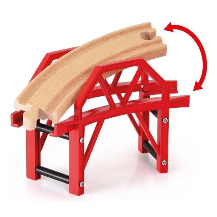 Железная дорога Brio World Набор с автовокзалом и мостами (33627) изображение 3