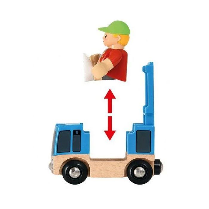 Железная дорога Brio World Набор с автовокзалом и мостами (33627) изображение 6