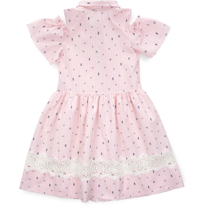 Плаття дитяче Bushra з мереживом (201001-134G-peach) зображення 2