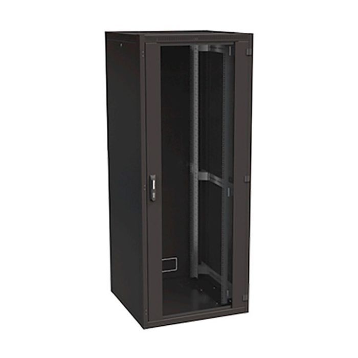 Шафа напольна Conteg 21U iSEVEN 19" 800x800 RAL9005 (RI7-21-80/80-H)