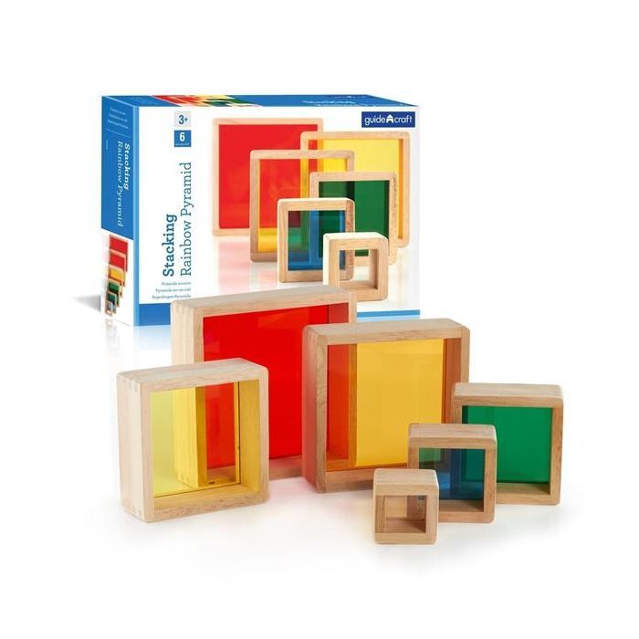 Игровой набор Guidecraft Набор блоков Block Play Цветная пирамидка (G5066)