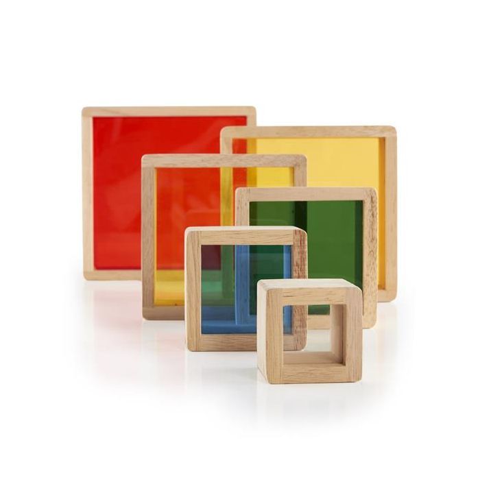 Игровой набор Guidecraft Набор блоков Block Play Цветная пирамидка (G5066) изображение 3