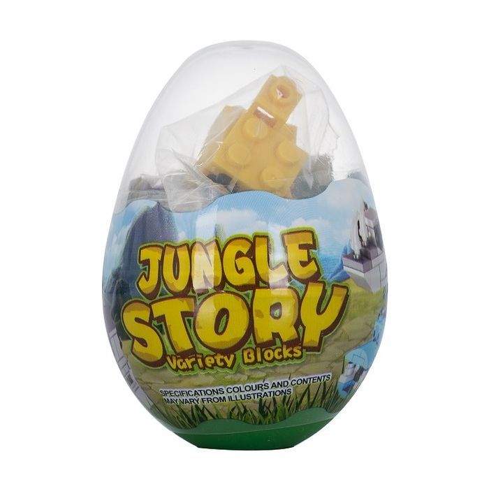 Конструктор Mindbox JUNGLE STORY в яйце в ассорт (K31A)