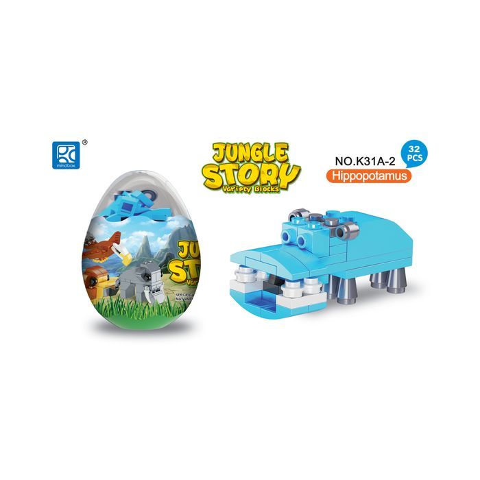 Конструктор Mindbox JUNGLE STORY в яйце в ассорт (K31A) изображение 6
