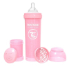Пляшечка для годування Twistshake антиколькова 330 мл, світло-рожева (69870) зображення 2