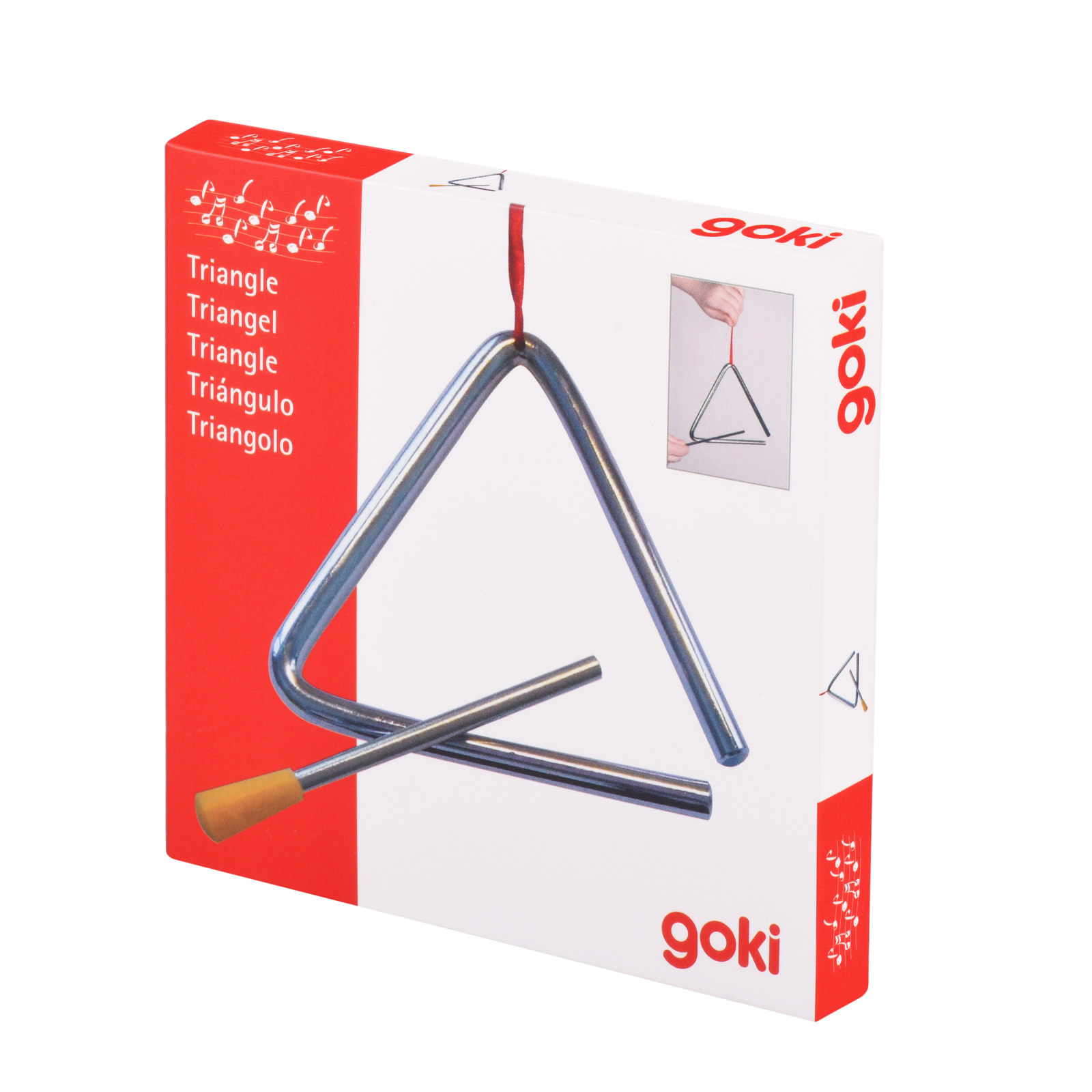 Музична іграшка Goki трикутник великий (UC004G) зображення 4