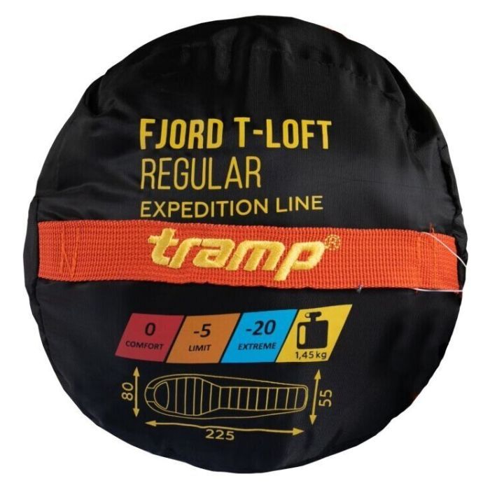 Спальный мешок Tramp Fjord Long Orange/Grey R (UTRS-049L-R) изображение 11