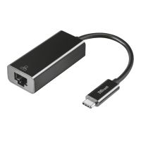Переходник USB-C to Ethernet BLACK Trust (21491_TRUST)