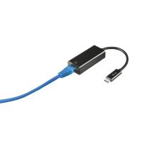 Переходник USB-C to Ethernet BLACK Trust (21491_TRUST) изображение 3