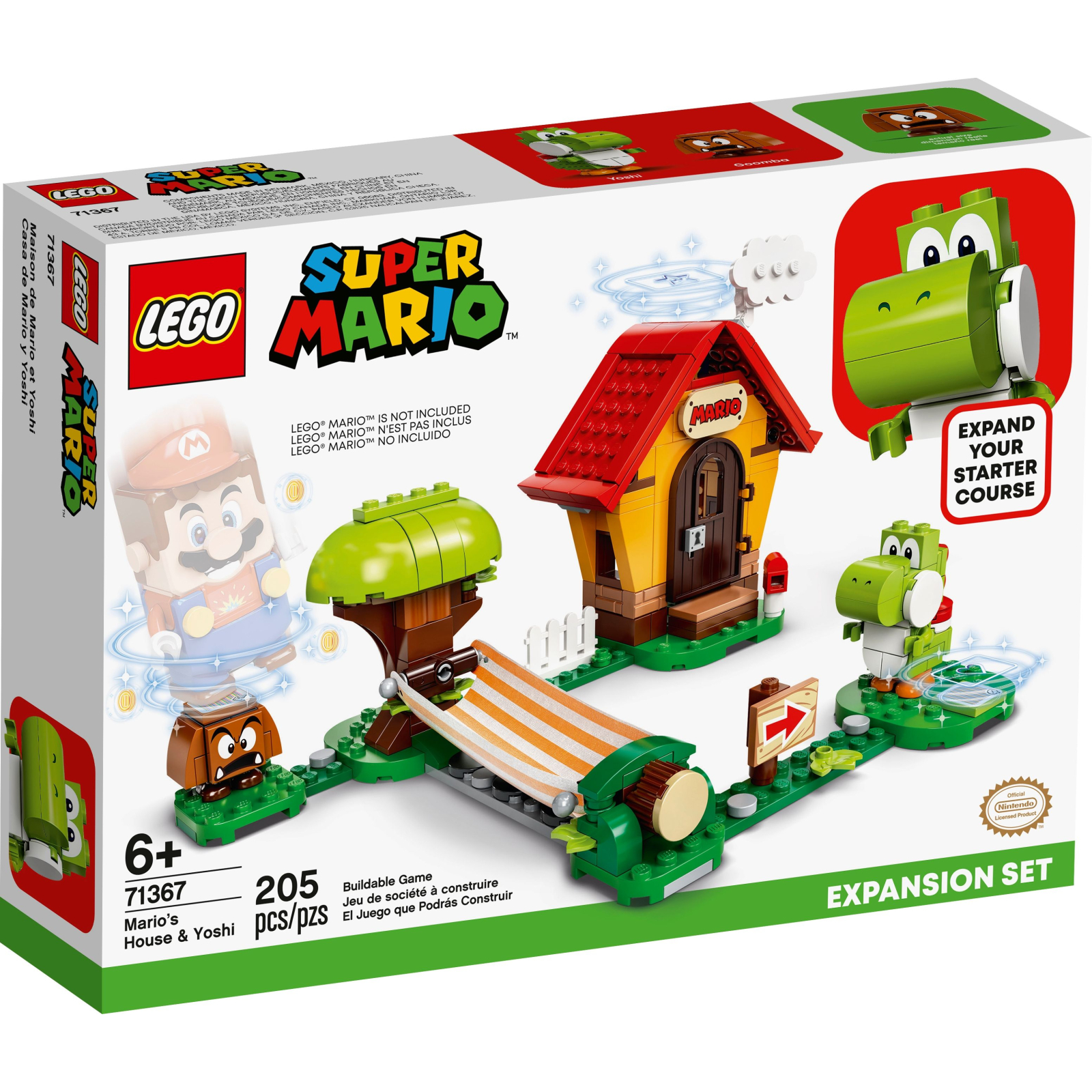 Конструктор LEGO Super Mario Дом Марио и Йоши дополнительный набор (71367)