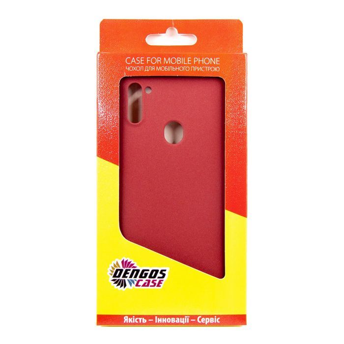 Чехол для мобильного телефона Dengos Carbon Samsung Galaxy A11, red (DG-TPU-CRBN-66) (DG-TPU-CRBN-66) изображение 4