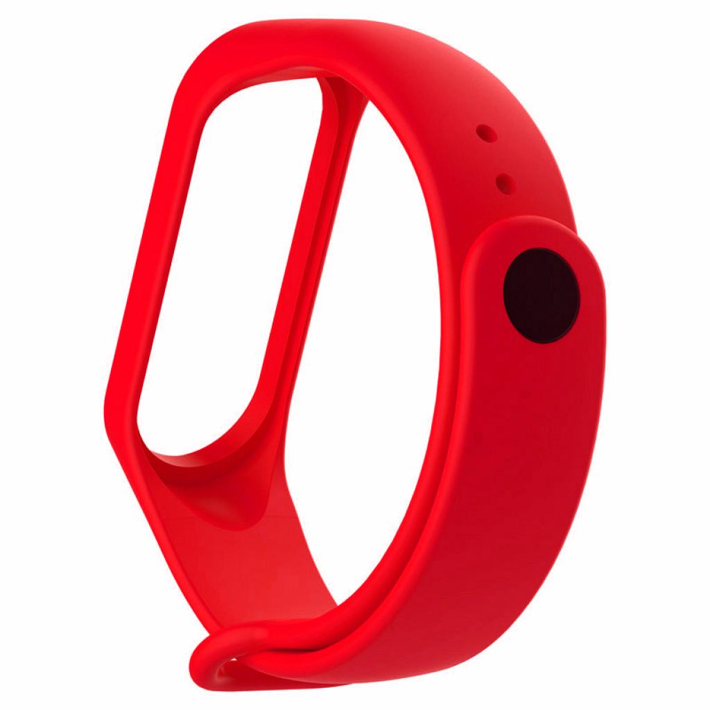 Ремешок для фитнес браслета BeCover Silicone для Xiaomi Mi Band 3/4 Red (704648) изображение 3