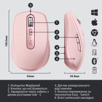 Мышка Logitech MX Anywhere 3 Rose (910-005990) изображение 6