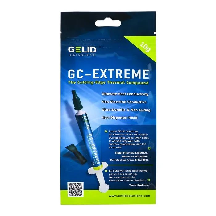 Термопаста Gelid Solutions GC-Extreme 10g (TC-GC-03-02) зображення 2