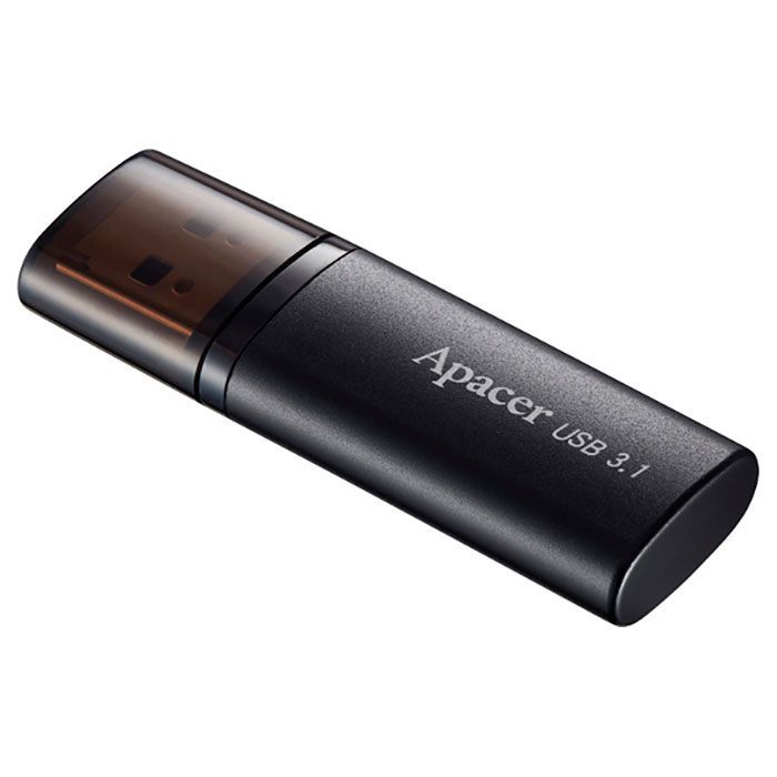 USB флеш накопитель Apacer 32GB AH25B Black USB 3.1 (AP32GAH25BB-1) изображение 2