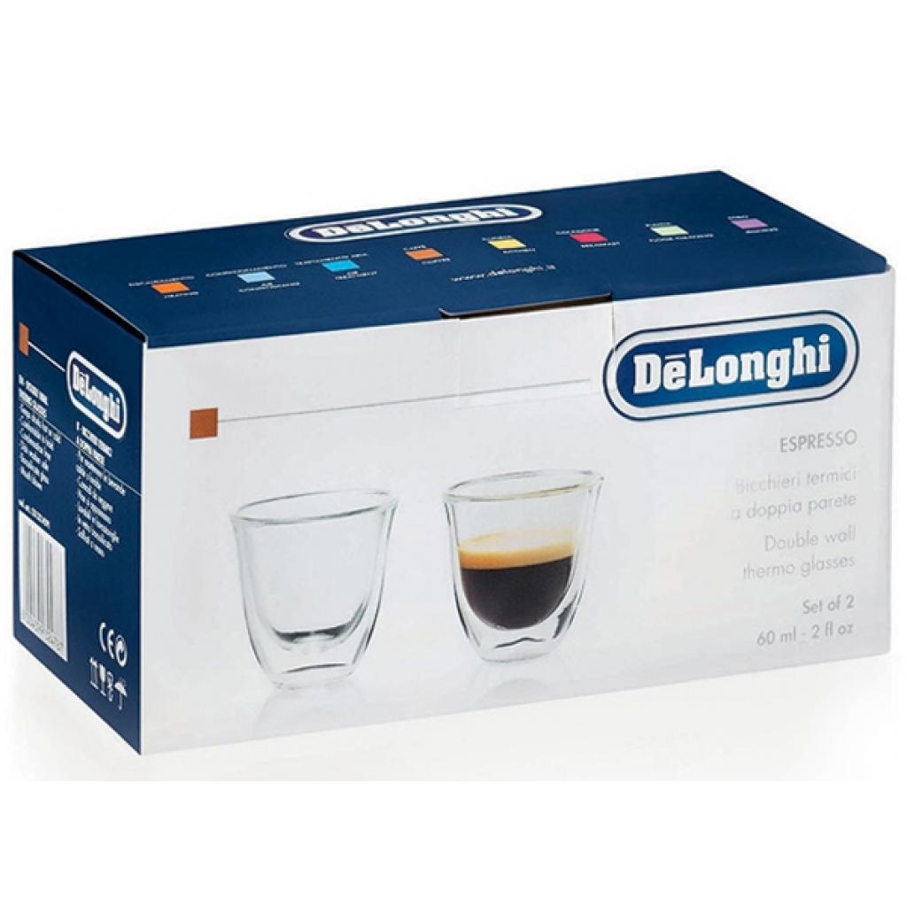 Набор стаканов DeLonghi Espresso 2 шт 60 мл (00000010999) изображение 3