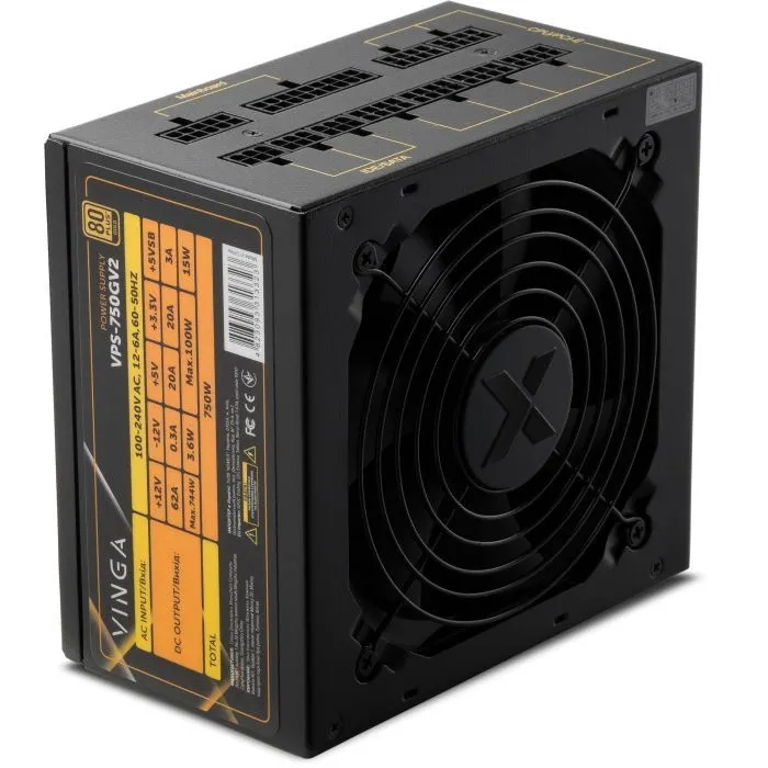 Блок питания Vinga 750W (VPS-750GV2) изображение 3