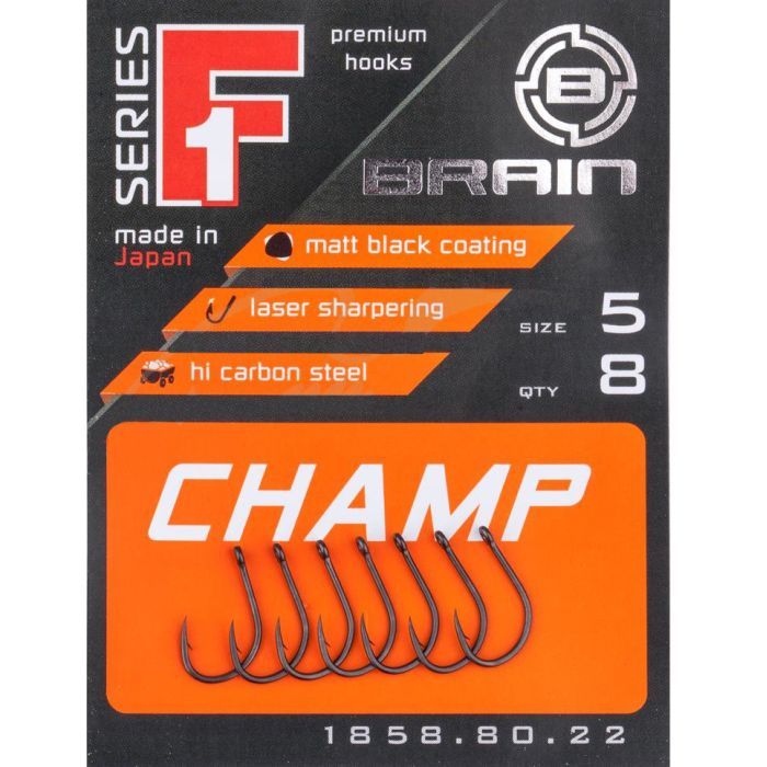 Гачок Brain F1 Champ 08 (10 шт/уп) (1858.80.19) зображення 2